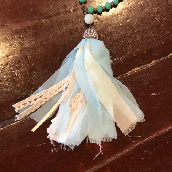 Beaded Tassel Boutique Necklace - Picture 2 of 5